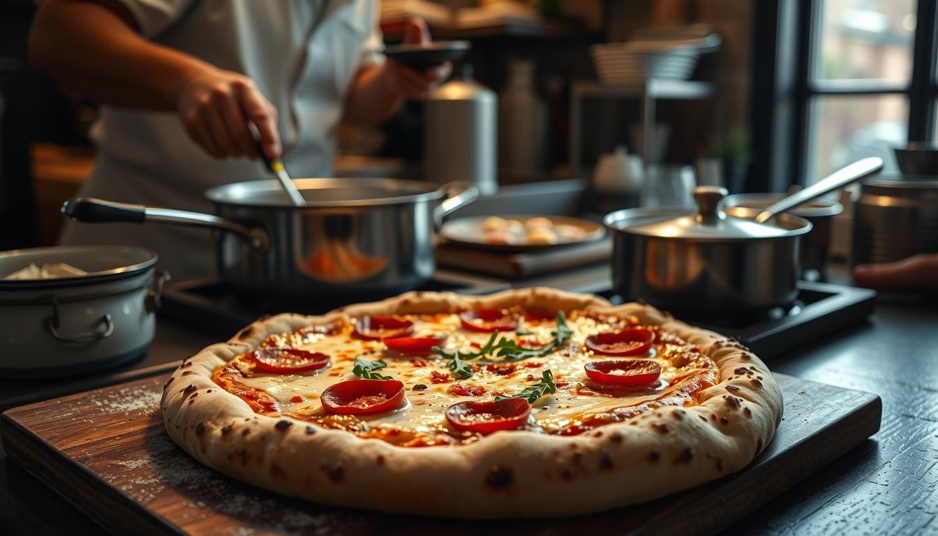 Home cook preparing ingredients in the kitchen