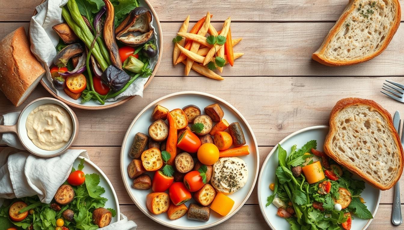 Quick weeknight dinner prepared in a home kitchen